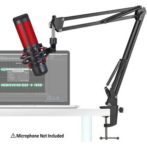 professional microphone arm - QuadCast Boom Arm Stand / microfoonhouder, microphone arm standard adjustable microphone stand - Microfoonstandaard