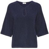 ICHI - IHCODY - Trui - Donkerblauw - Gebreide Truien