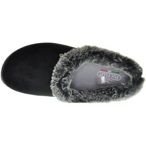 Zwart Gesloten Pantoffel Winter maat 37