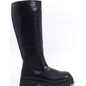 Zwarte Stoere Jackboots Laars