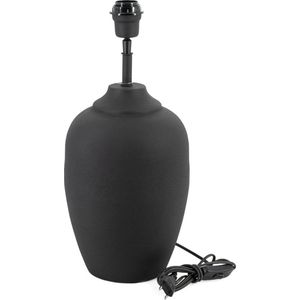 Tafellamp Zwart - Staande lamp - Sfeerlamp - Metaal - 46 cm hoog