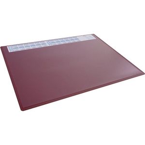 Durable 722303 Bureau onderlegger 4-jaarskalender Rood, Transparant (b x h) 650 mm x 500 mm