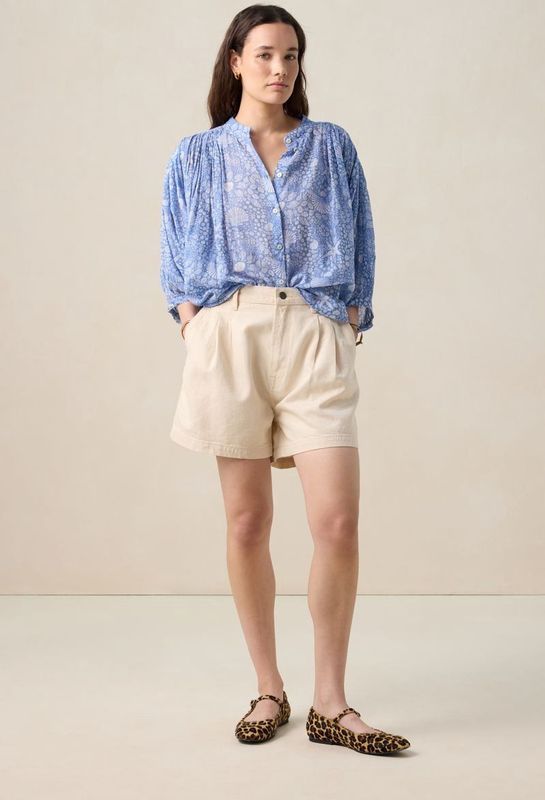 Sissy-Boy - Oversized Blouse - Blauw - Met Print