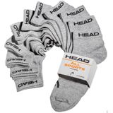 Hoofdelementen sneaker sokken 11-pack melange grijs 43-46