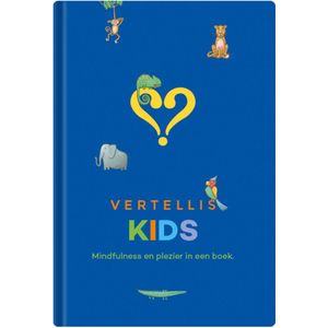 Vertellis KIDS - Mindfulness Dagboek voor Kinderen - vakantieboek voor kinderen - Zelfreflectie - kinder Journal, Invulboek