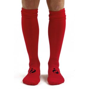 Teamsportkousen - Rood/Zwart