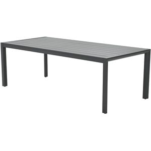Garden Impressions Gosford tuintafel - 220 x 100 - aluminium - carbon black