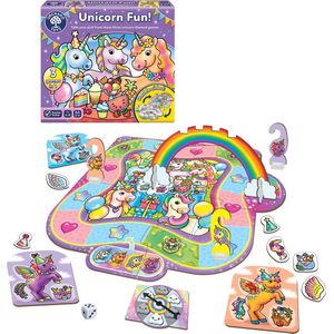 Orchard Toys - Unicorn Fun Game - 3 in 1 - koppel en geheugenspellen - eenhoorn thema - vanaf 4 jaar
