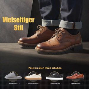 12 Paar Zakelijke Sokken voor Heren en Dames - Comfortabele Ademende Katoenen Crew-Sokken in Zwart en Wit