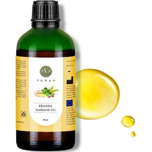 Vanan - Eranda - Massage Olie - 90ml - Natuurlijke Ingrediënten