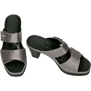 Vital -Dames - zilver - slippers & muiltjes - maat 36