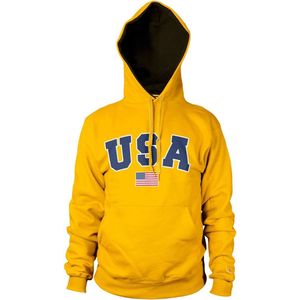 Hybris USA Varsity Hoodie Gold-S