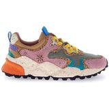 Flower Mountain - Rulis Woman - Sneakers - Roze Multi - Suède/Nylon met Luipaardprint