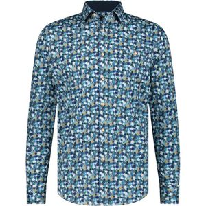 Fellows United Shirt lange mouw flowers stret Oker (41.6534 - 153)