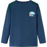 vidaXL - Kindertrui - Marineblauw - 128