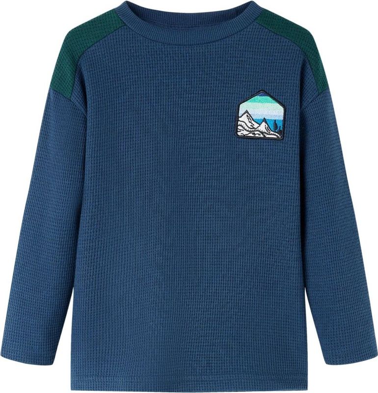 vidaXL - Kindertrui - Marineblauw - 128