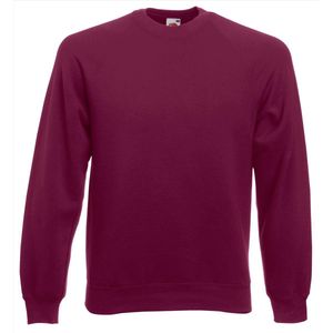 Fruit of the Loom - Classic Raglan Sweater - Bordeauxrood - XL