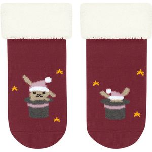 FALKE Baby Magic Bunny gedessineerd katoen sokken baby rood - maat 62-68