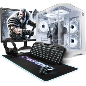 Vibox I-503 Gaming PC Set - Ryzen 3 3200G - Vega 8 - 16GB RAM - 1TB NVMe SSD - Windows 11 - WiFi