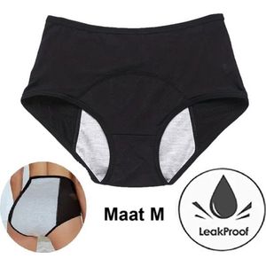 Menstruatie Onderbroek I Menstruatieondergoed I Menstruatie Slip I 4 lagen I Maandverband Alternatief I Wasbaar I Zwart I Maat M