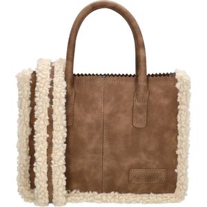 Zebra Trends - Emmy - Handtas - Camel - Imitatieleer - Ritsvakje