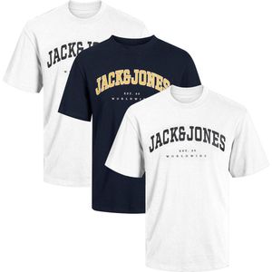 Jack & Jones Heren t-shirt 3 pack Caleb Varsity