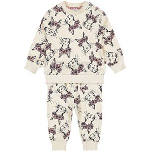 Dirkje meisjes 2-delig setje Off white - 05 Girls amour