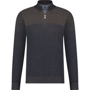 Fellows United Pullover half zip plated 2 str Brown (32.1124 - 140)