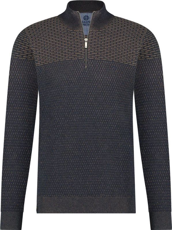 Fellows United Pullover half zip plated 2 str Brown (32.1124 - 140)