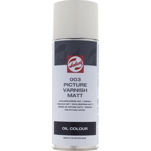 Schilderijvernis Mat Spuitbus 400 ml voor olieverf
