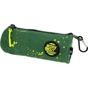 Etui WorkOut groen rond 20x7x7cm K-PM720031