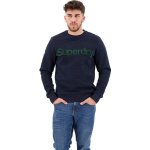 Superdry Core Logo Classic Sweatshirt Blauw M Man