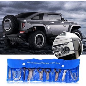 20 stks Universele Autoradio Audio Verwijdering Installeer Key Kit - Stereoset Dash CD-speler Verwijderingstool - Carrosserie kits .