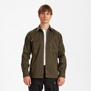 Engel Extend overhemd met stretchstof 7185-812 - Forest Green - 3XL