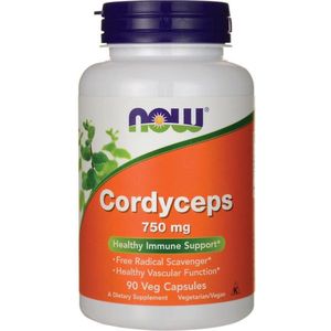 Now Foods - Cordyceps - 750 mg - 90 Capsules