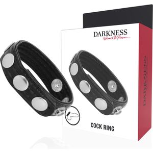 DARKNESS SENSATIONS | Darkness Leather Cockring | Sex Toy for Man | Cockring | Hard Erection | For Man Best Sex Performance