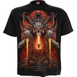 Spiral - T-shirt - Zwart - Katoen - Gothic Design