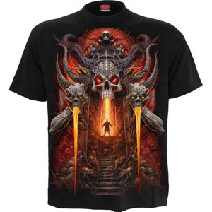 Spiral - T-shirt - Zwart - Katoen - Gothic Design