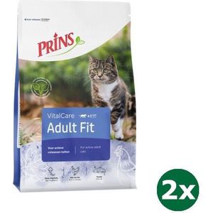 Prins cat vital care adult fit kattenvoer 2x 4 kg