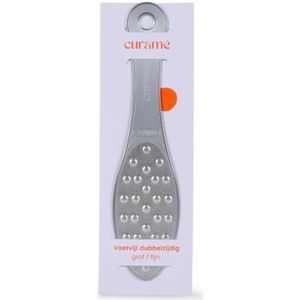 Curamé voetvijl dubbelzijdig luxe RVS - 2-in-1 Eeltvijl - Roestvrij Staal