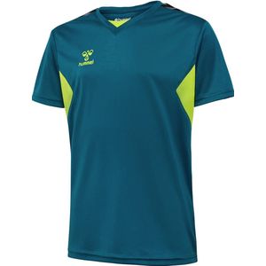 Hummel Kinder T-Shirt & Top Hmlauthentic Pl Jersey Kids Blue Coral/Sulphur Spring-116