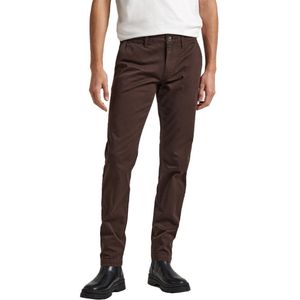 Pepe Jeans - PM211460C34 - Chino Broek - Bruin - Casual - Katoen