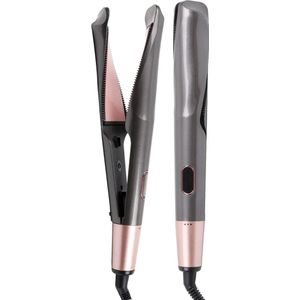 Amalee - 2 in1 krultang - Stijltang - 100 ℃ -230 ℃ - Geschikt voor alle haartypes - keramische coating - Keramische coating - Warmt op in 15 seconden - Automatische veiligheidsuitschakeling na 60 minuten