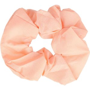 Haarsoires Haarelastiek Scrunchie – Basic – Gladde Stof – Lichtroze - Haarkrinkel - Haar Elastiek met Stof - Zacht & Haarvriendelijk