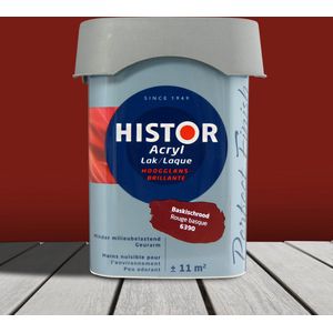 Histor Perfect Finish Lak Acryl Hoogglans 0,75 liter - Baskischrood