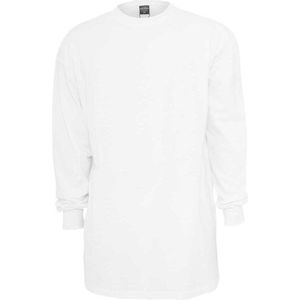 Urban Classics - Tall Longsleeve shirt - 6XL - Wit