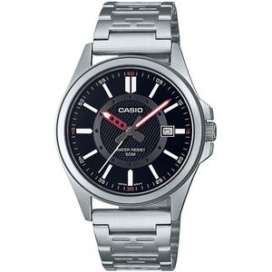 Casio Casio Collection MTP-E700D-1EVEF Horloge - Staal - Zilverkleurig - Ø 38 mm