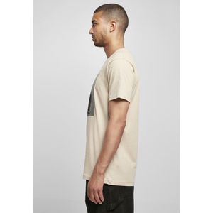 Mister Tee - Tupac Sitting Pose Heren T-shirt - XL - Beige