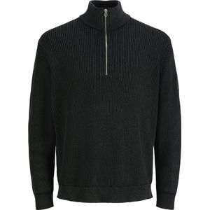 Jack & Jones - Jjedetroit Knit - Trui - Zwart - Half Zip