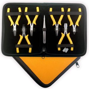 Professional Jewellery Making Tools Kit - Mini Pliers Set with Nylon Jaw Pliers - Beading Tools Kit #1778